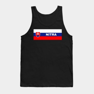 Nitra City in Slovakian Flag Tank Top